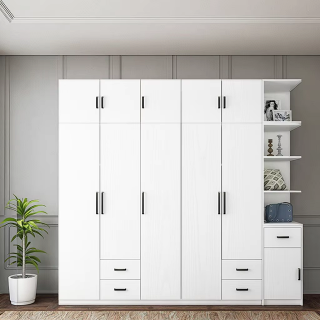 Modern Modular Wooden Wardrobe Wholesale | Custom Bedroom Storage Cabinet OEM/ODM