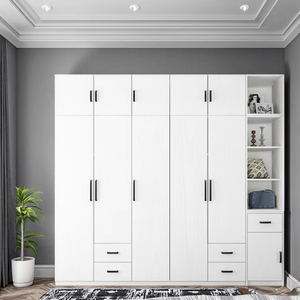 Modern Modular Wooden Wardrobe Wholesale | Custom Bedroom Storage Cabinet OEM/ODM