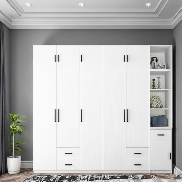 Modern Modular Wooden Wardrobe Wholesale | Custom Bedroom Storage Cabinet OEM/ODM