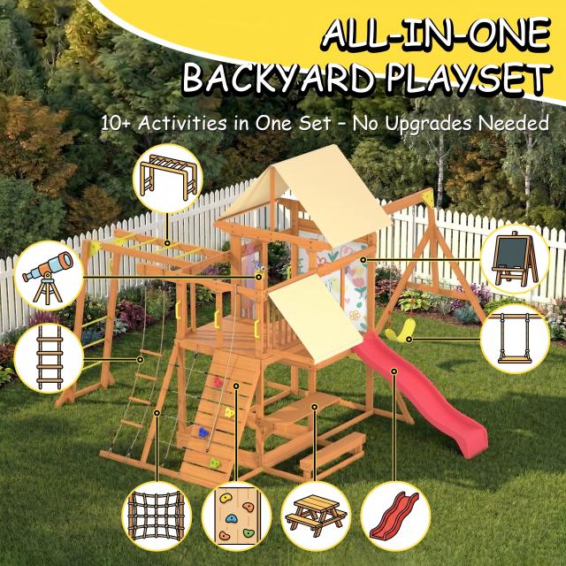 Outdoor Wooden Playground PKG01