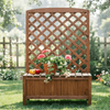 Wooden Flower Planter box Freestanding