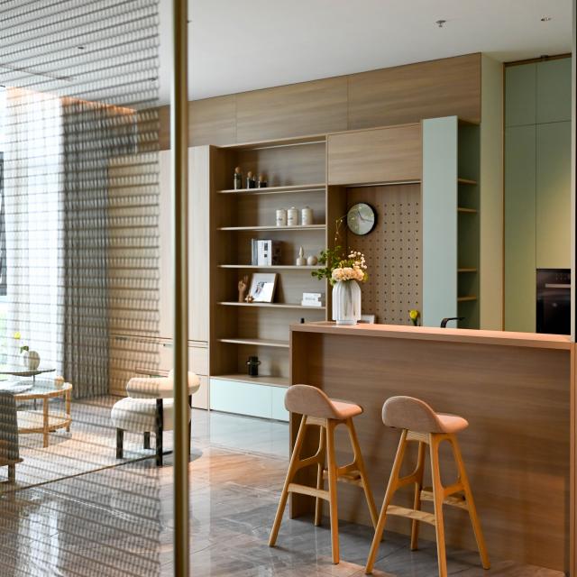 Modern Solid Wood Storage Cabinet Wholesale | Modular Bookcase Factory OEM/ODM