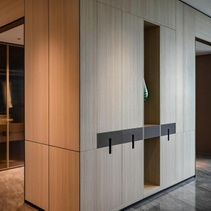 Custom Wood Wardrobe Cabinets – Modern Wood Grain Wardrobe Design | Wholesale Supplier