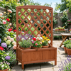 Wooden Flower Planter box Freestanding
