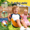 Wholesale Wooden Swing Set with Monkey Bars & Wood Canopy | OEM/ODM Backyard Playset for Ages 3-6