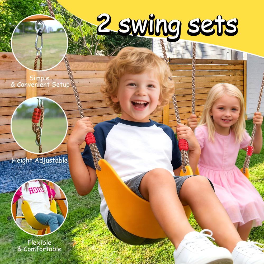 Wholesale Wooden Swing Set with Monkey Bars & Wood Canopy | OEM/ODM Backyard Playset for Ages 3-6
