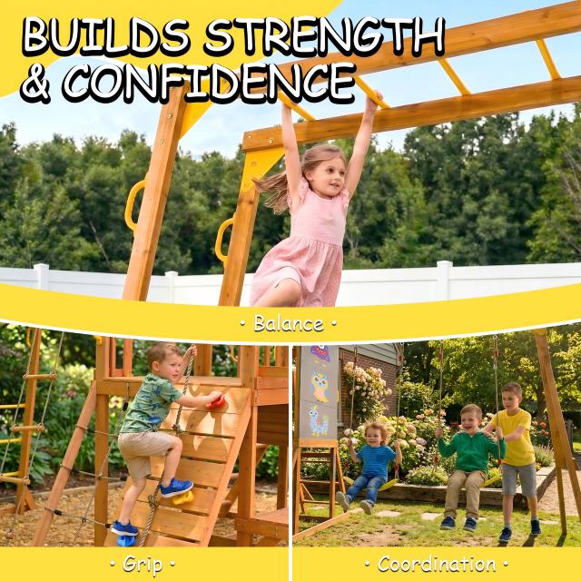 Outdoor Wooden Playground PKG01