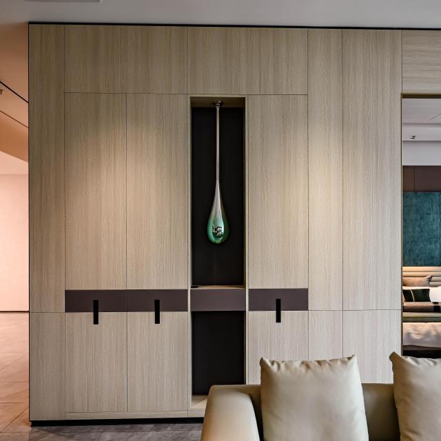 Custom Wood Wardrobe Cabinets – Modern Wood Grain Wardrobe Design | Wholesale Supplier
