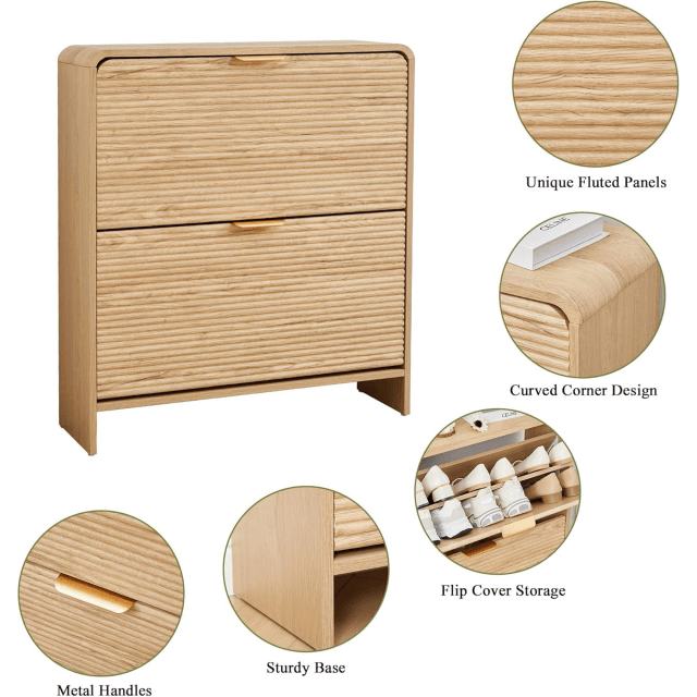Modern Wooden Shoe Rack Cabinet Wholesale | OEM/ODM Entryway Furniture Factory