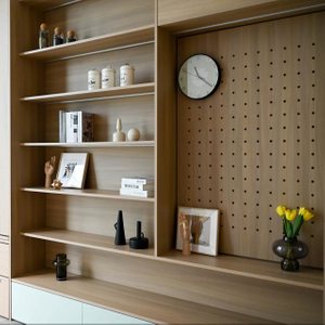 Modern Solid Wood Storage Cabinet Wholesale | Modular Bookcase Factory OEM/ODM