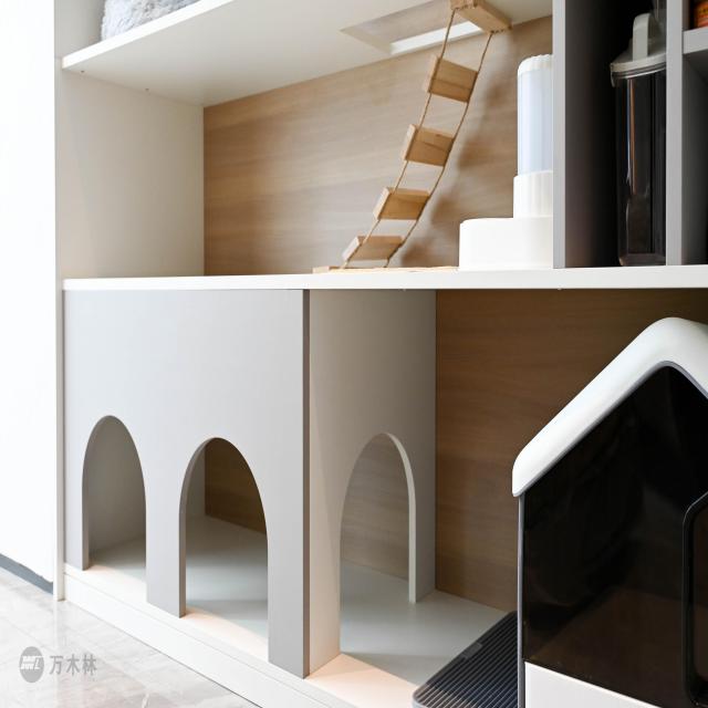 Wholesale Wooden Pet House Cat Tree Manufacturer – Wall-Mounted Modular Cat Furniture | OEM/ODM Custom Cat Wall System Factory