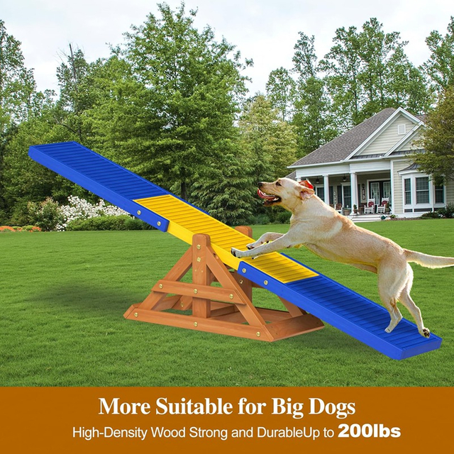 Wooden Pet Supply Dog seesaw