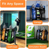 SuniBoxi Durable Wooden Golf Storage Rack – Garage Organizer for 2 Bags, Gift for Dad Clubs & Accessories